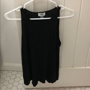 Black tank top